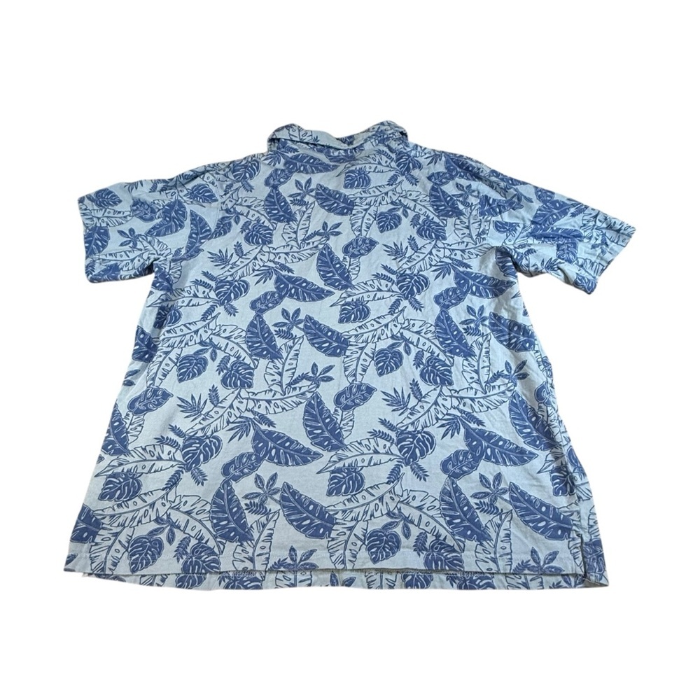 KING SIZE Polo Shirt Adult Big XL Blue Hawaiian Cotton Pullover Polo Golf - Picture 3 of 3